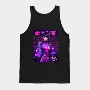 STREET FIGHTER ⬛🟪 JURI HAN - CHAOTIC NEUTRAL 🟪⬛ ANIME MANGA GAMING - FIGHTING GAME CULTURE Tank Top